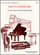 Bach to Kabalevsky-Easy No. 3 piano sheet music cover